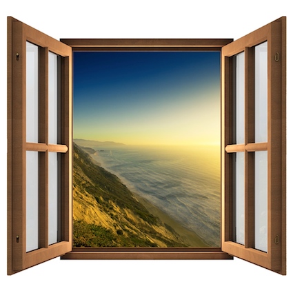ventana con paisaje 