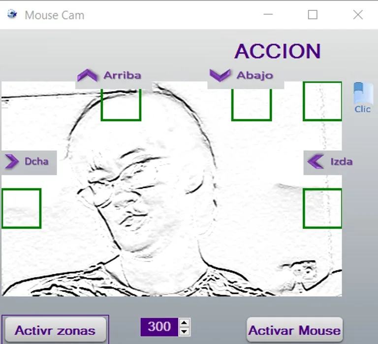 MouseCam Mueve el puntero con el movimiento