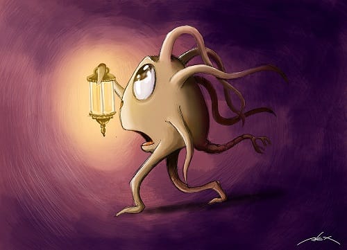 neurona buscando luz