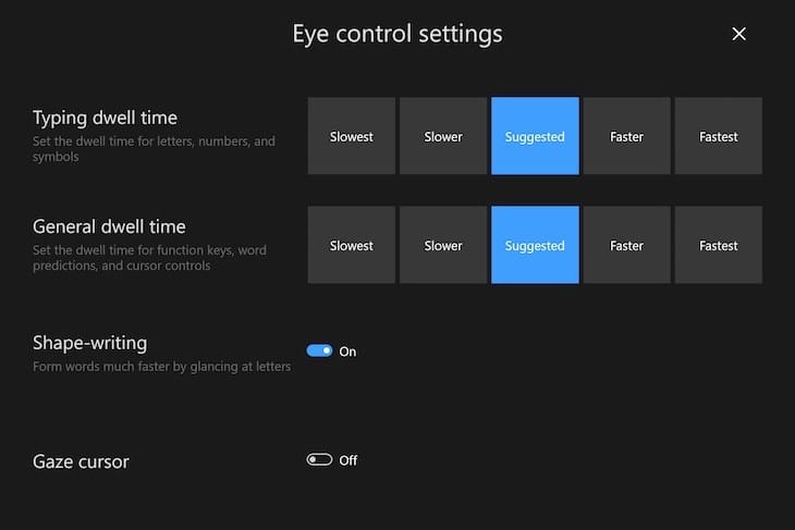 Microsoft habilita función que permitirá controlar el PC con el movimiento de los ojos