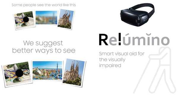 Relumino una app de Samsung para personas con visión de tunel